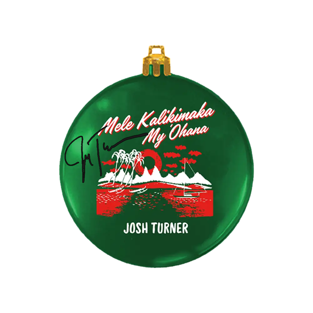 Mele Kalikimaka My 'Ohana Ornament (Autographed)