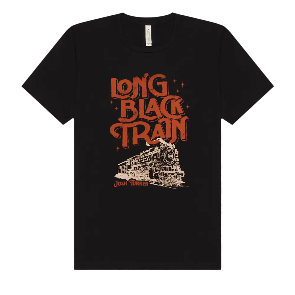 2025 Josh Turner Long Black Train Short Sleeve Tee – Josh Turner