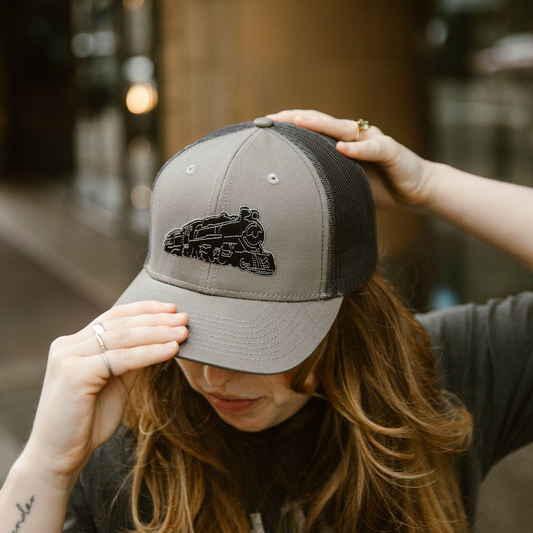 Long Black Train Hat