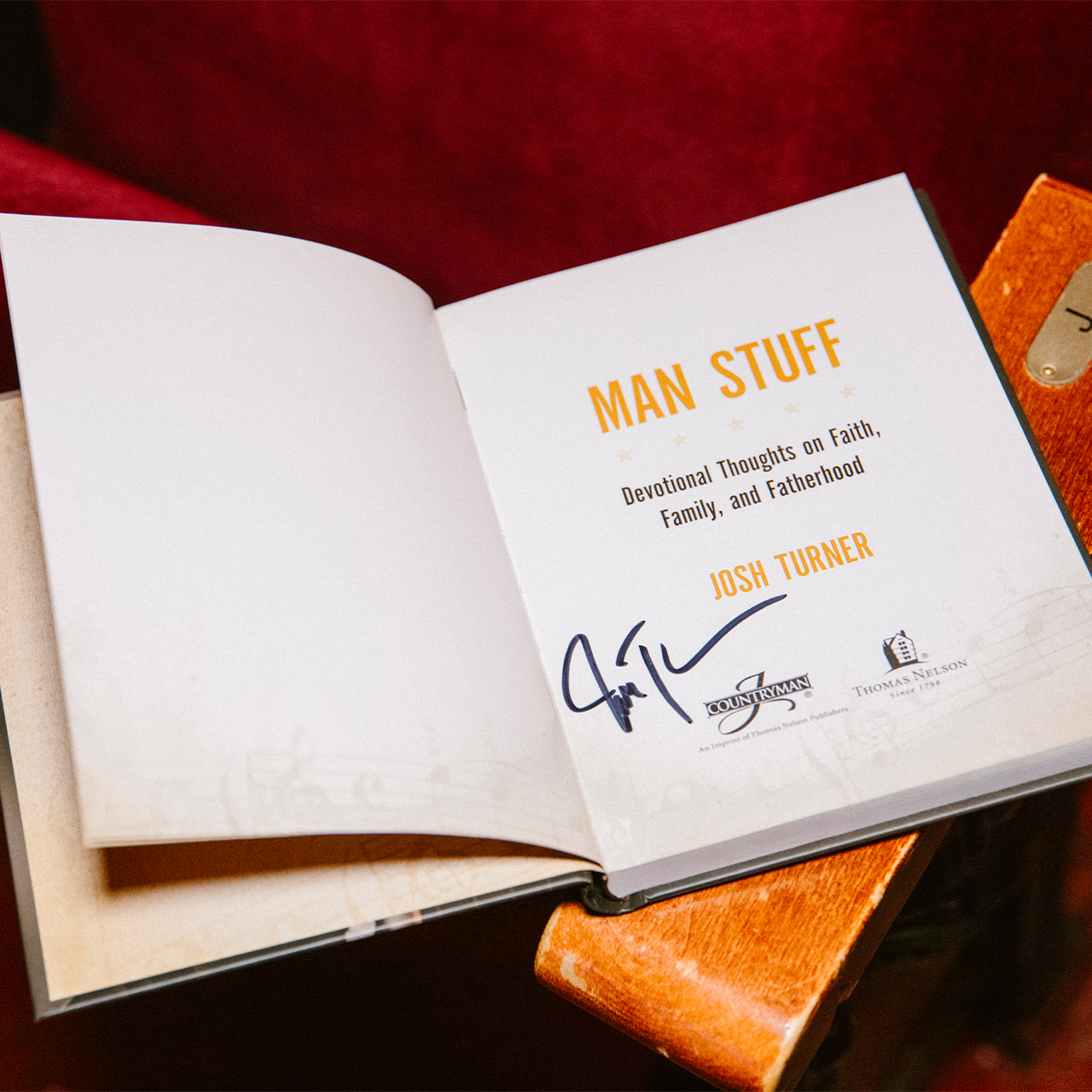 Man Stuff Book (Autographed)