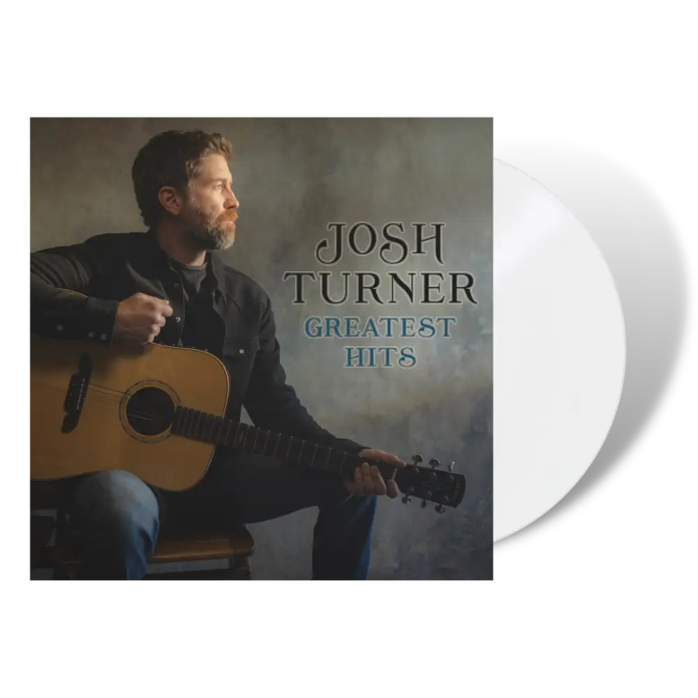 Album cover featuring a man holding an acoustic guitar.