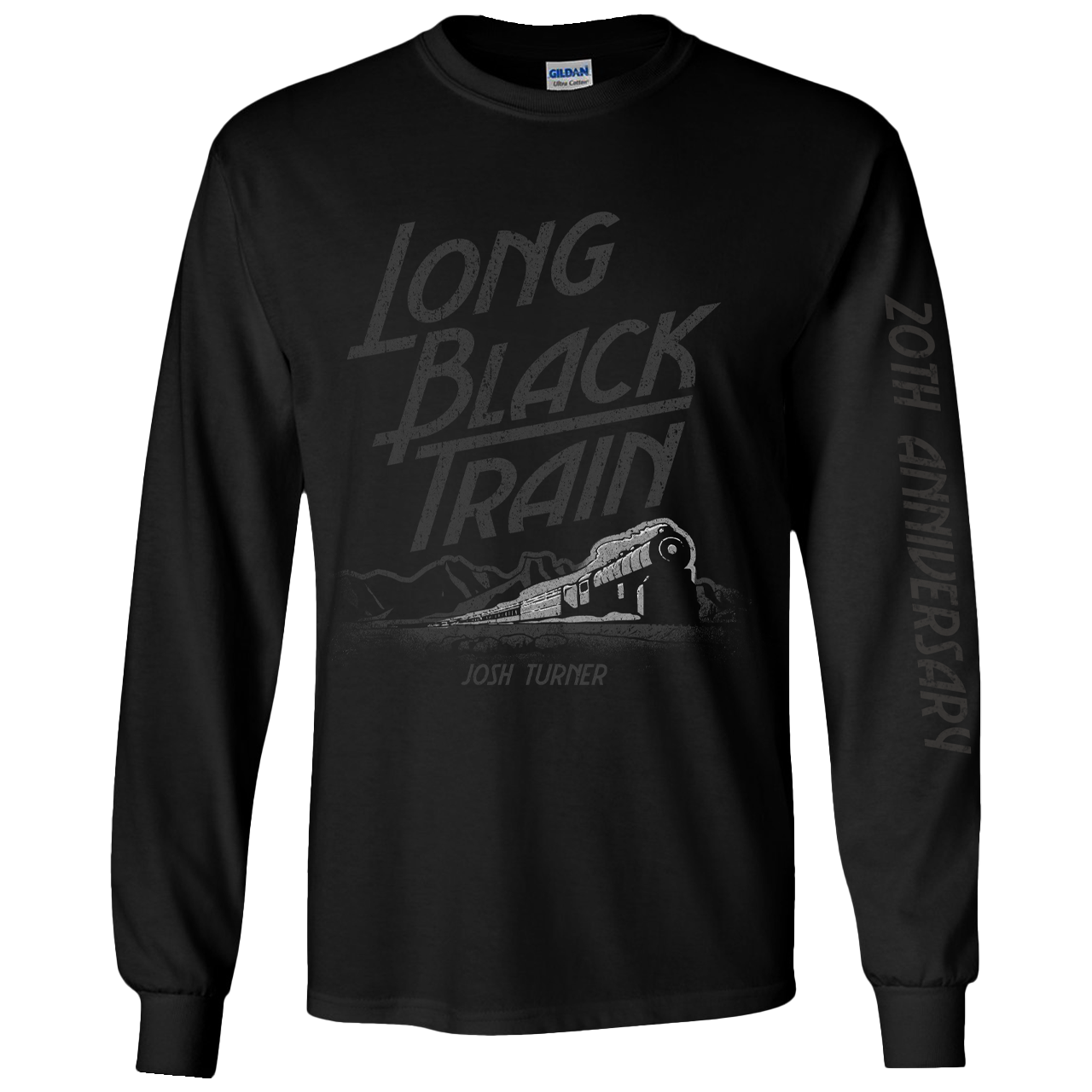 2023 Josh Turner 20th Anniversary Long Black Train Longsleeve – Josh ...